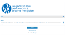 Tablet Screenshot of journalisticperformance.org